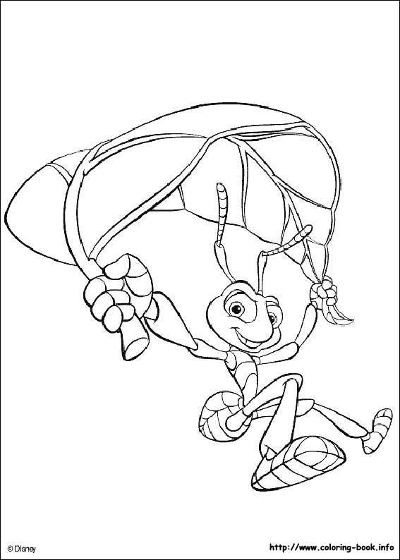 A Bug's life coloring picture